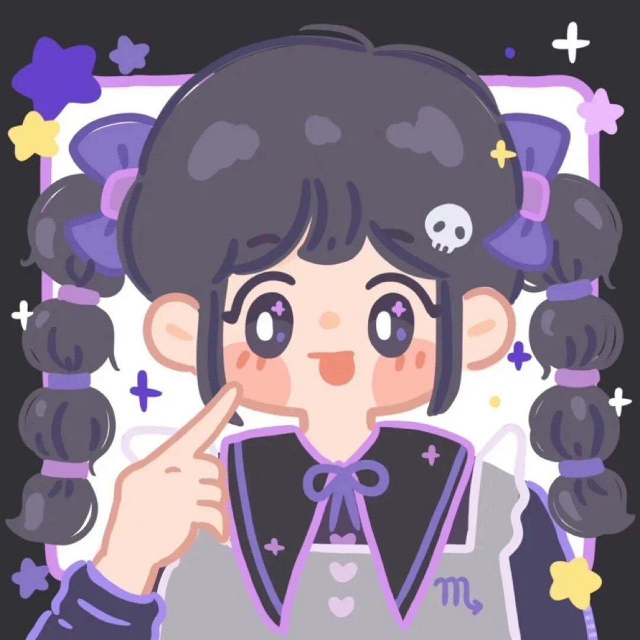 十二星座q版头像(下) 最好的恋人是最好的朋友,这句话谁懂?