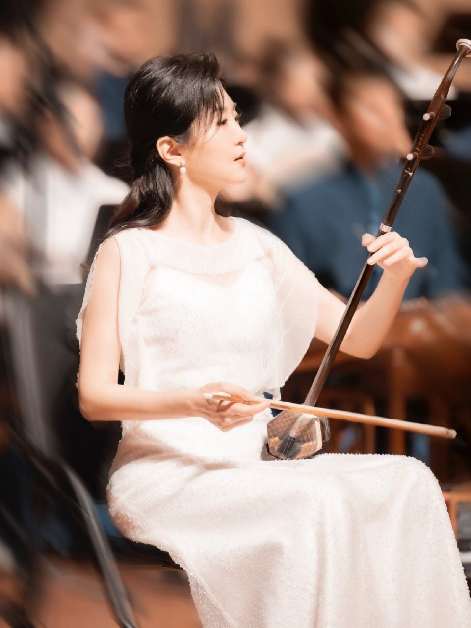 二胡名家于红梅 拍摄于2020年中央音乐学院歌剧音乐厅