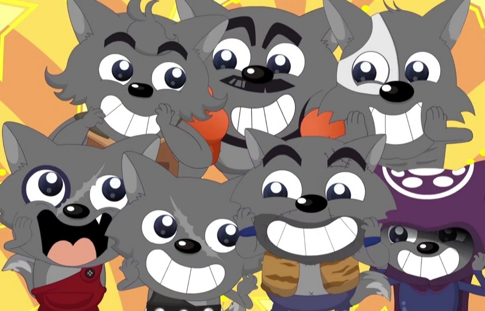 灰叔的亲戚们 七大恶狼—— 夜太狼(表哥) 拳击狼(三叔) 白眼狼(大伯)