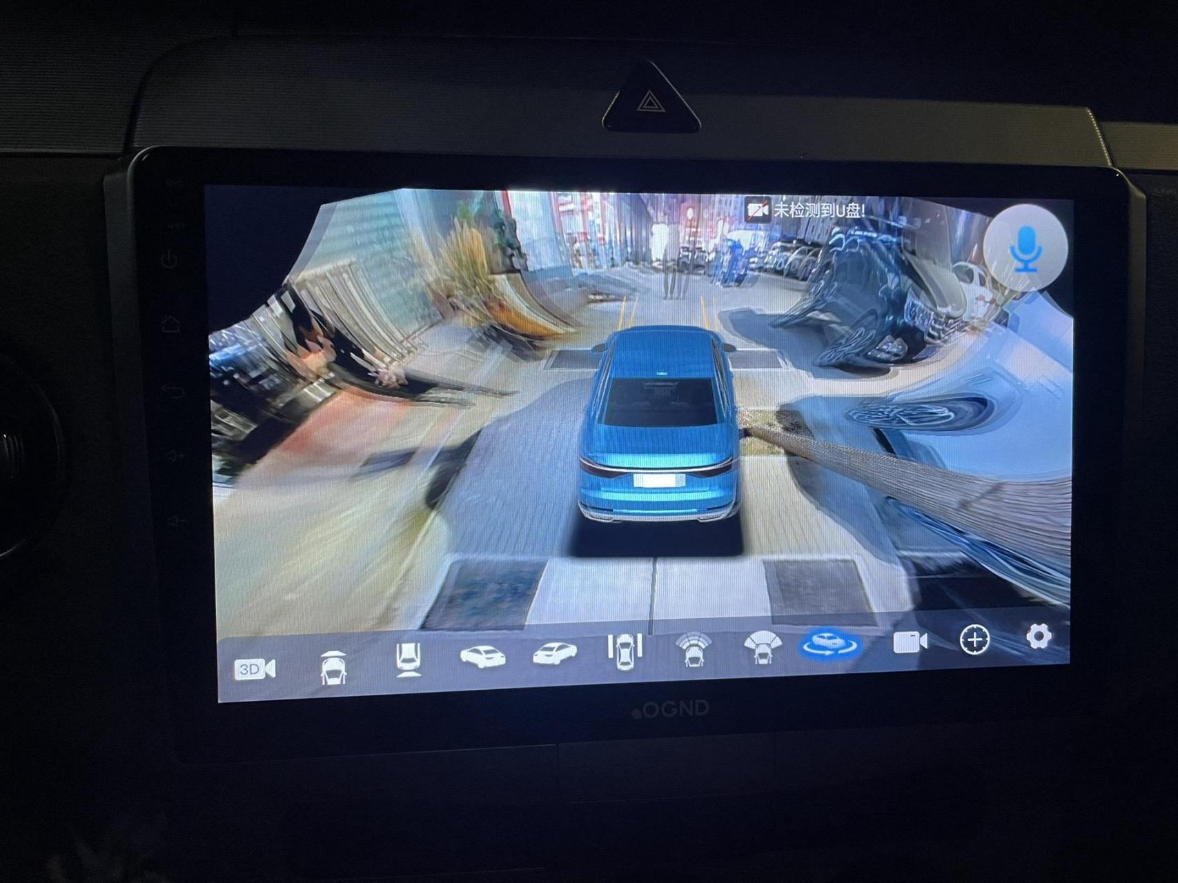 大众迈腾安装科骏达360全景一体机360全景影像