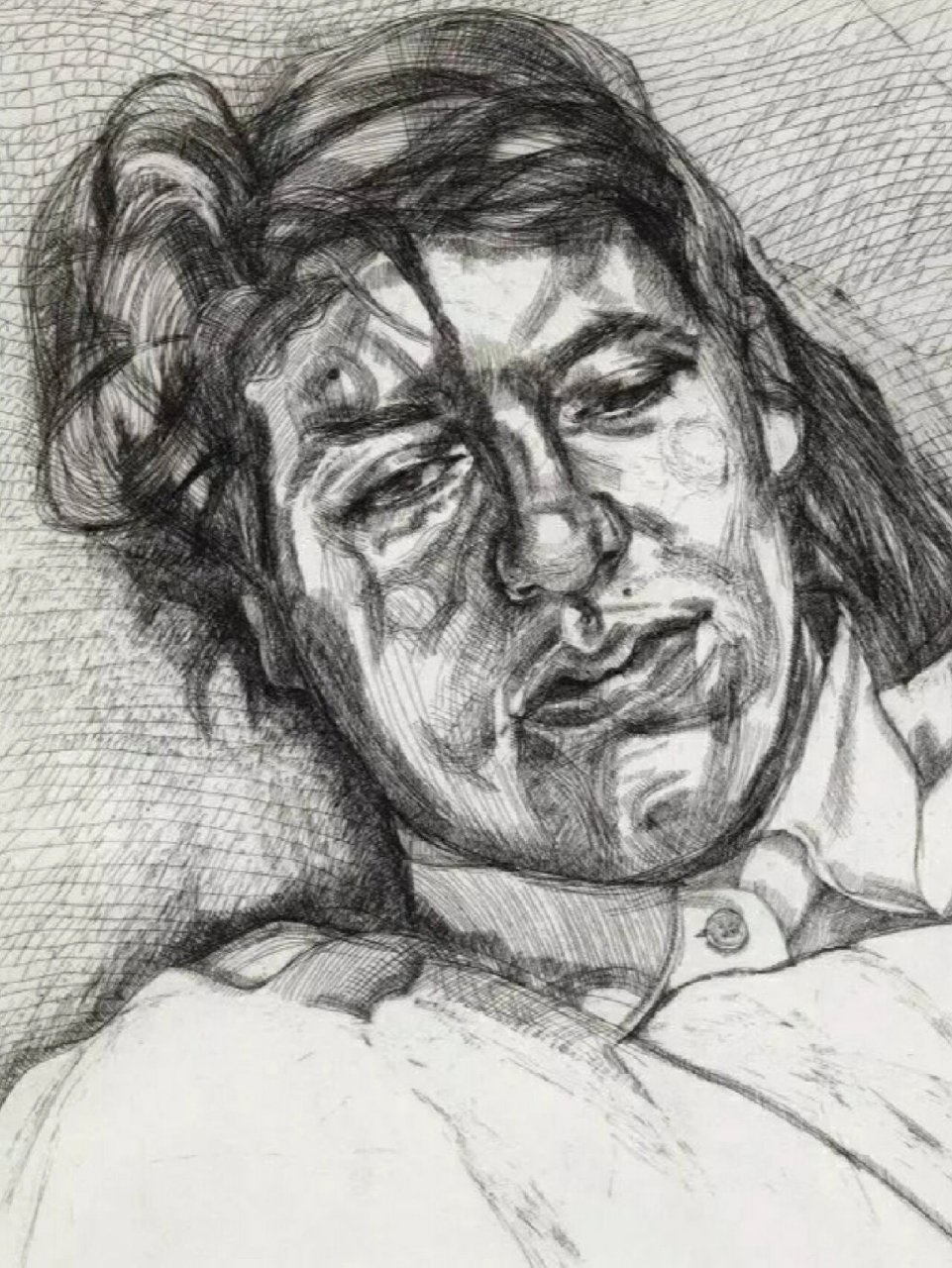 卢西安·弗洛伊德 :素描是最难的 卢西安·弗洛伊德 lucian freud