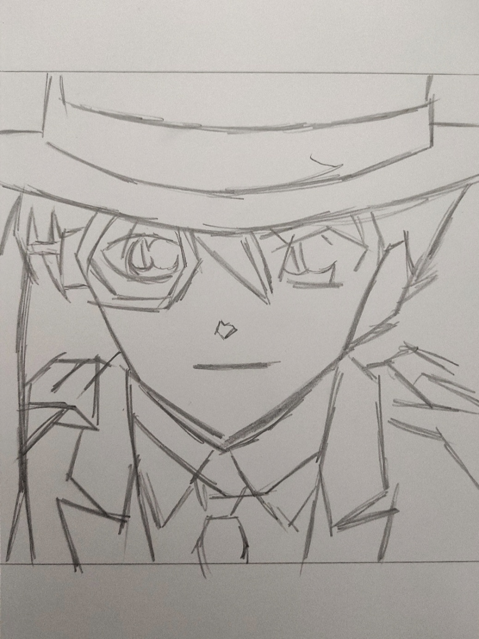 画一个基德 [赞同] #名侦探柯南