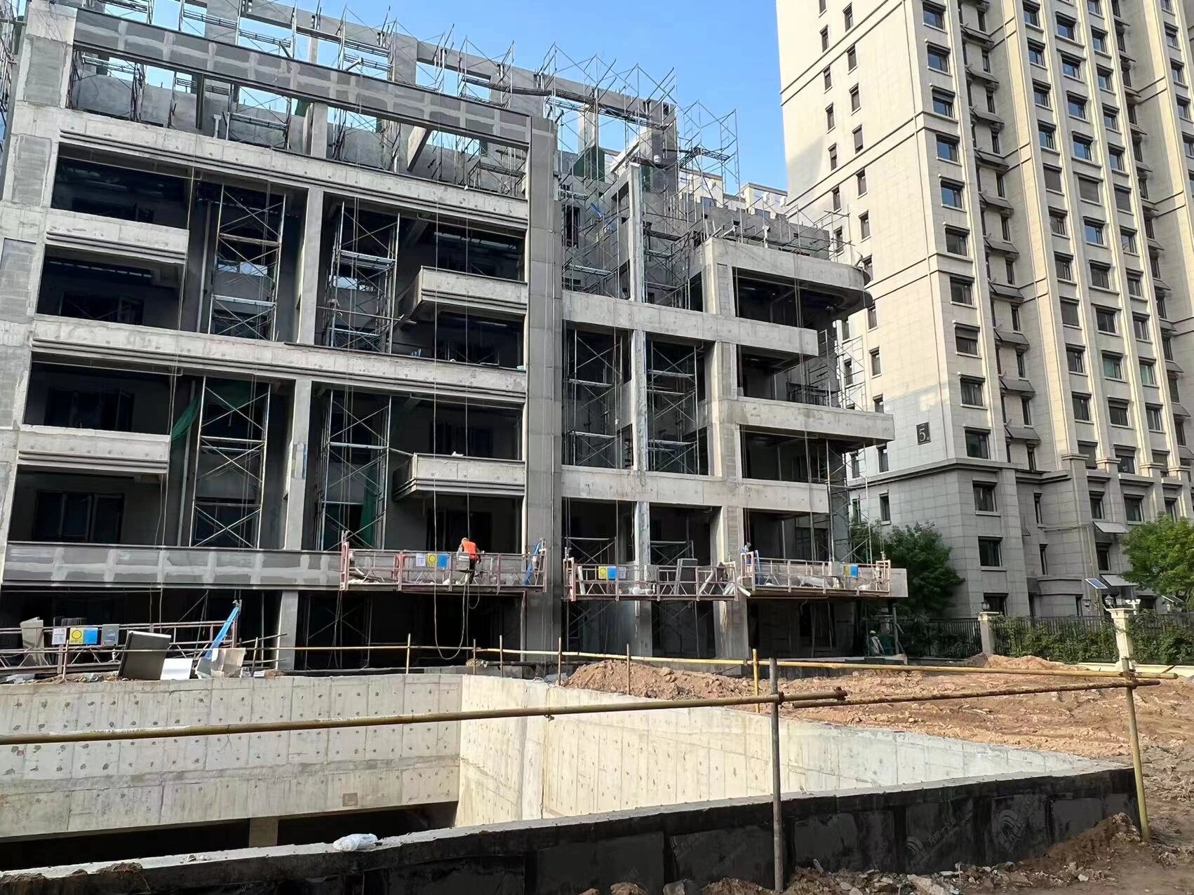 奥园城央云庭施工现场&石家庄业之峰吴曈