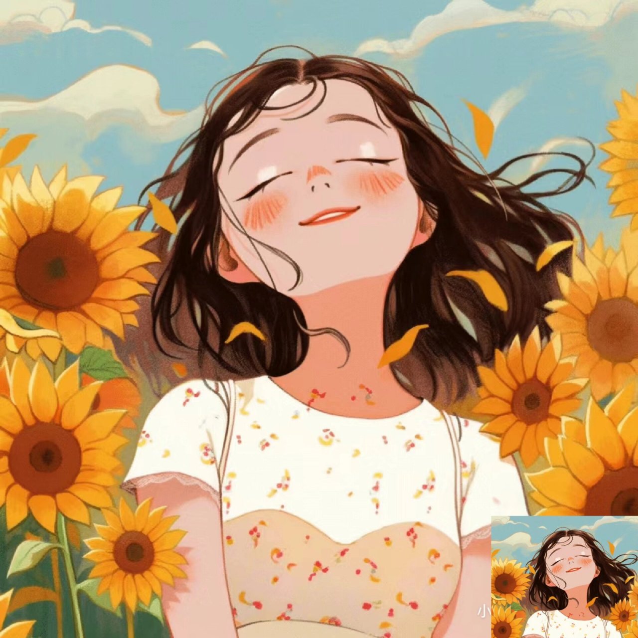 女孩子就要像向日葵一样 1,女孩子就要像向日葵一样,微笑,坚强