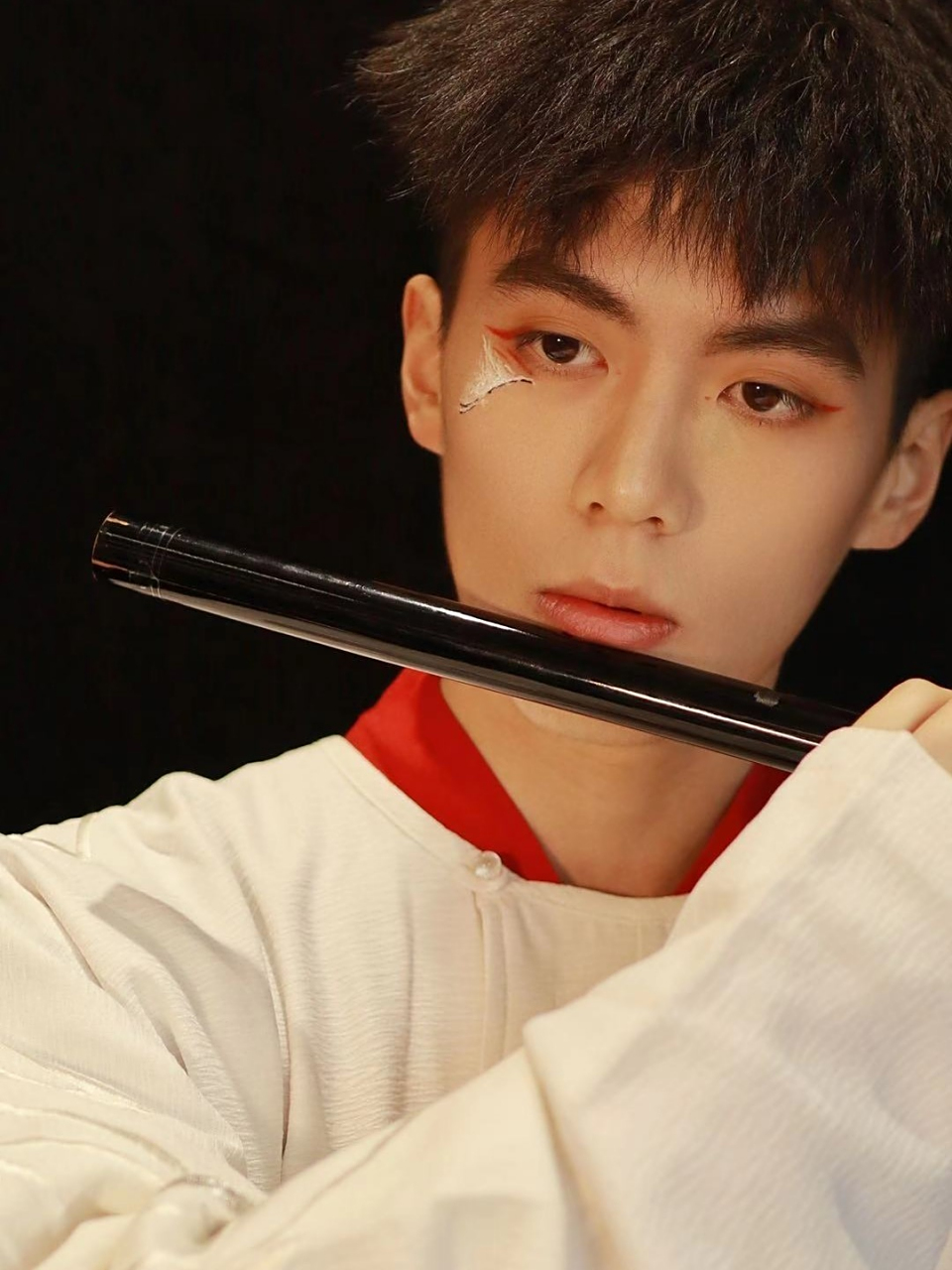 仙鹤少年|学习一个超仙的男生汉服妆容 终于有一篇关于男生的汉服妆容