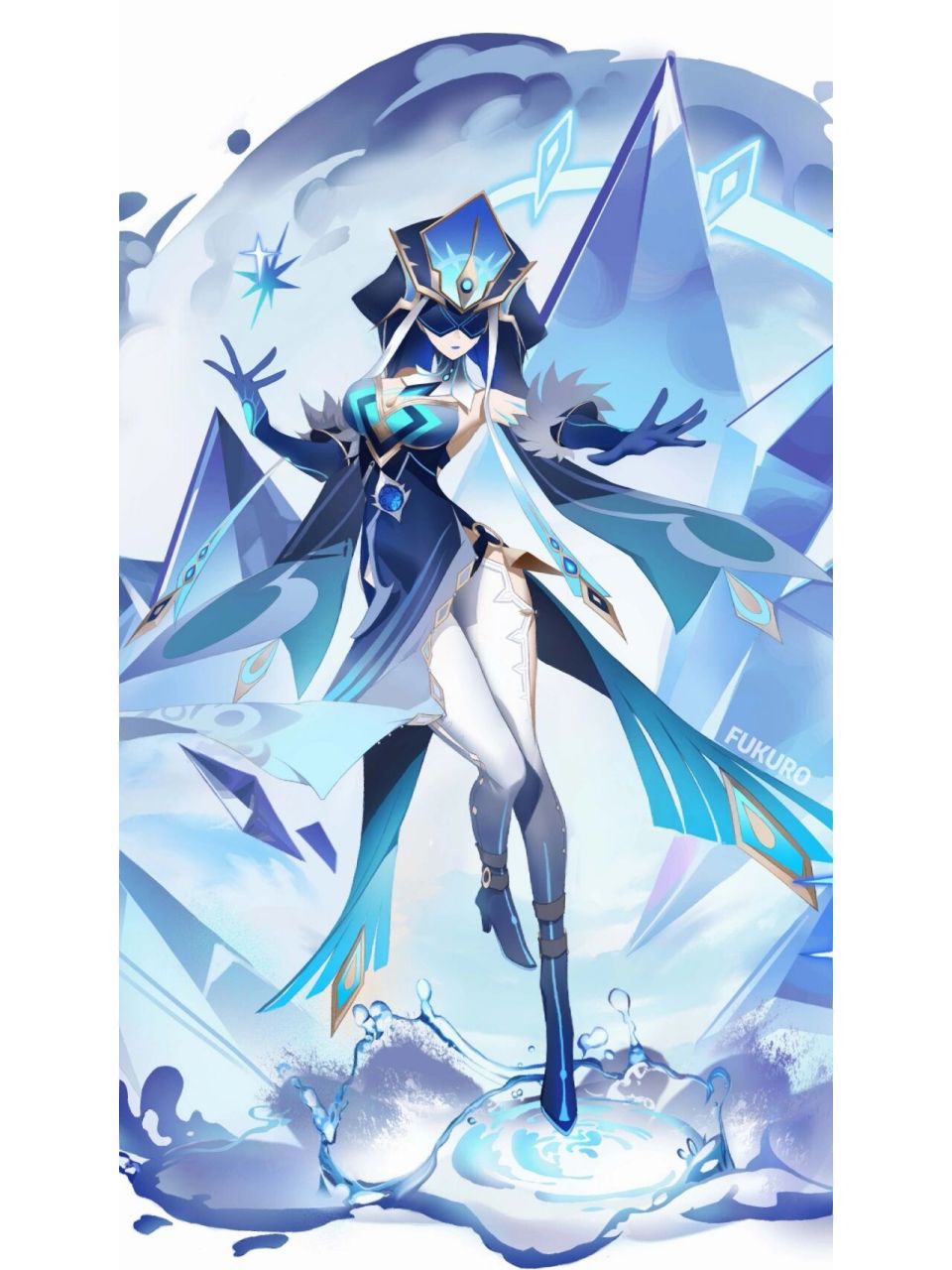 【藏镜仕女】立绘 画了好久终于画完啦