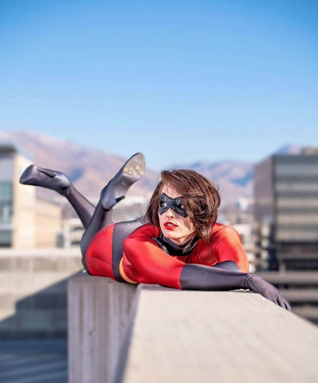 迪士尼电影里dc漫画人物弹力女超人|cosplay 弹力女超人本来是dc漫画