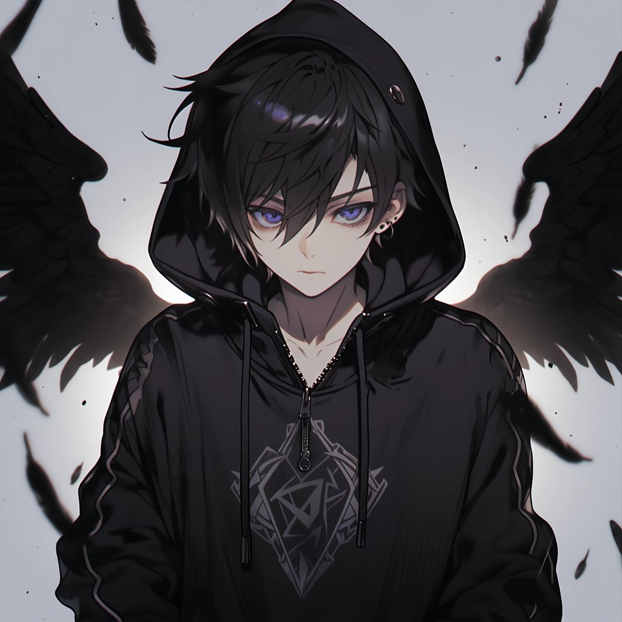 动漫头像|黑发男头(2)