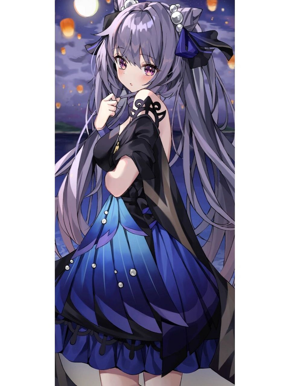 二次元美图|《原神》刻晴 获取原图请私信～侵删