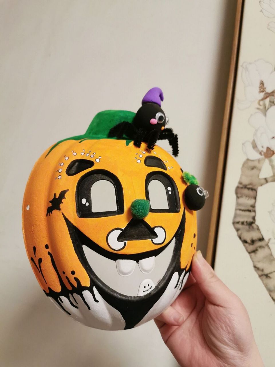 原创 万圣节南瓜面具～#面具# #万圣节装饰# #万圣节# #万圣节南瓜