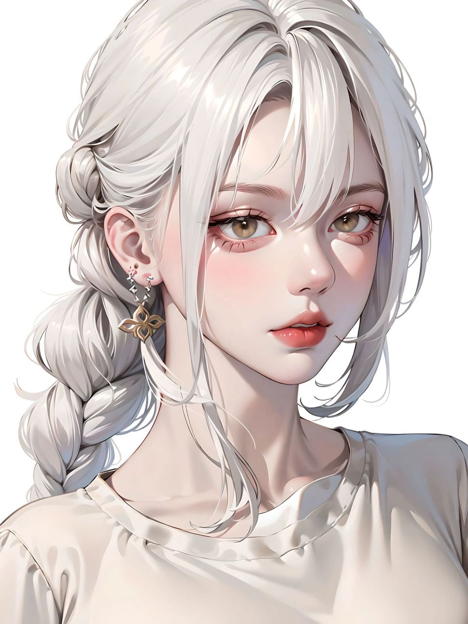 白毛少女 |适合御姐的宝藏女头