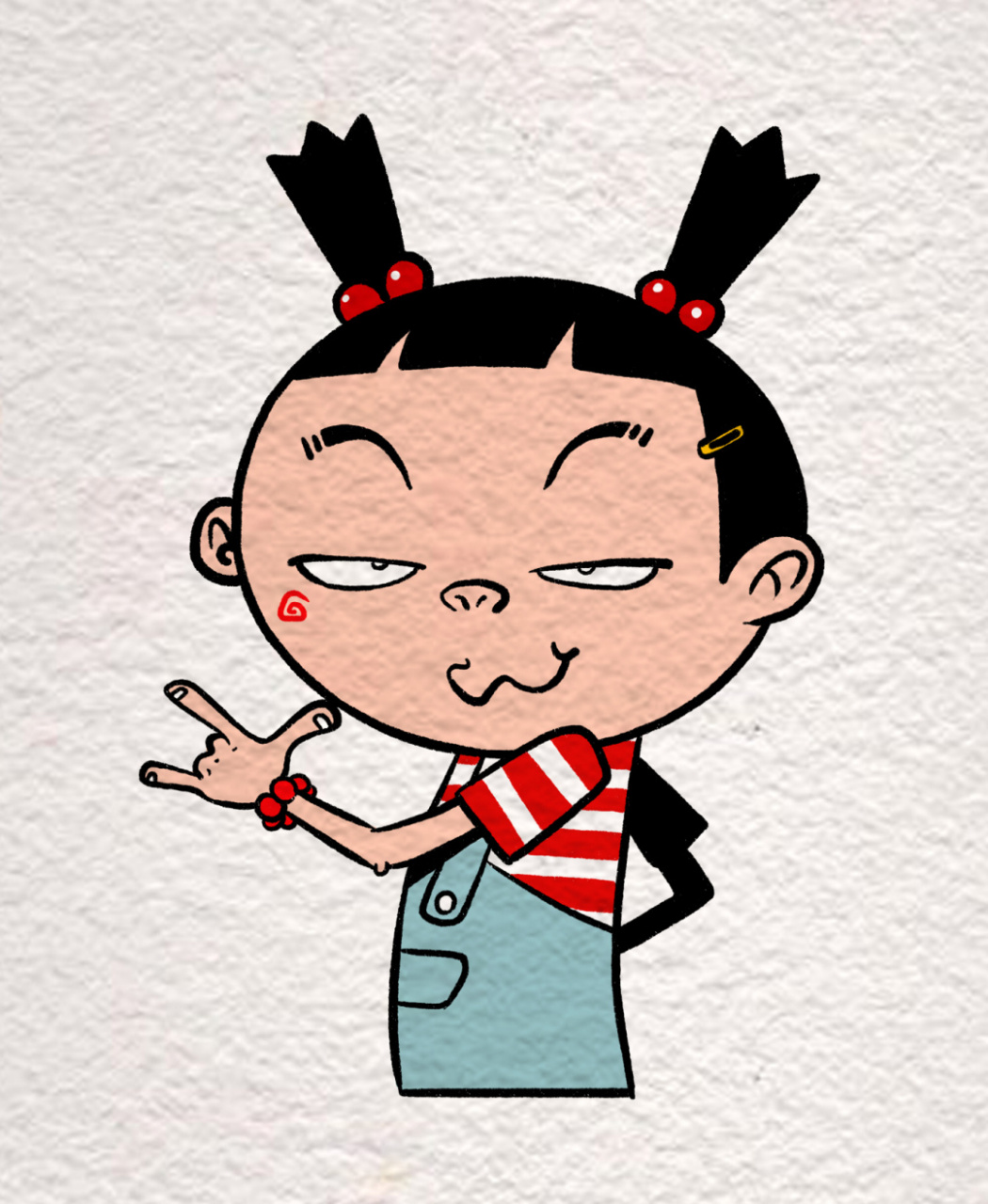 阿衰简笔画|大脸妹零基础手绘 [庆祝][庆祝]大脸妹简笔画来喽,初中