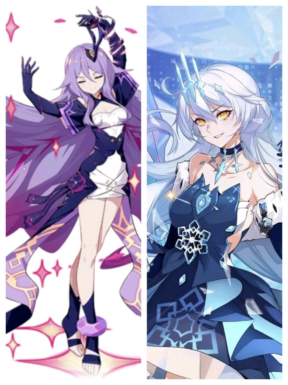 西琳 空律 琪亚娜是三个不同的人7575 我觉得图1就已经很好的诠释