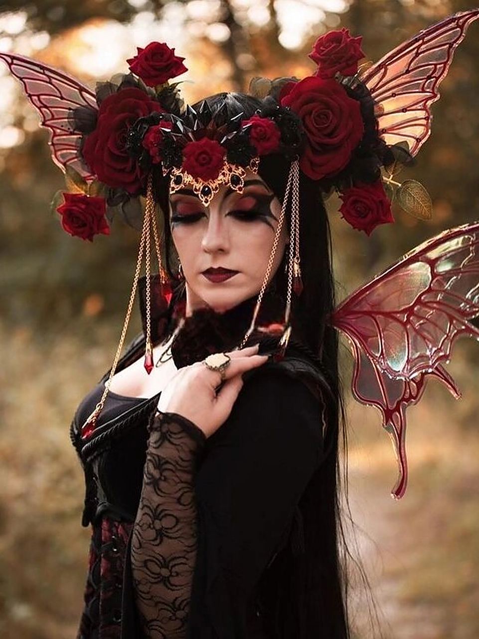 骷髅|暗黑哥特|妆容造型 骷髅妆,暗黑哥特风格的妆容造型搭配分享