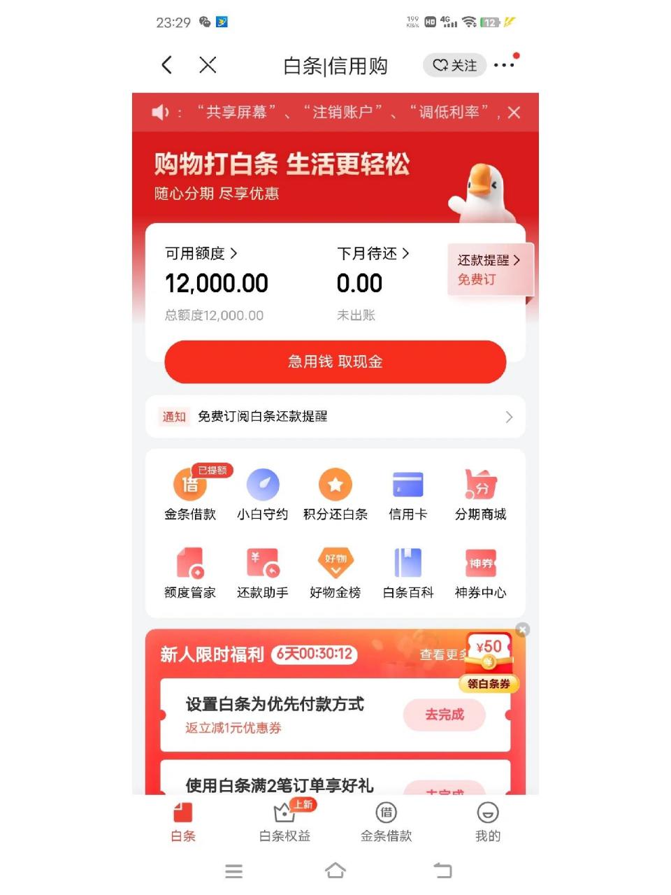京东白条可以微信支付吗，白条怎么找商家刷出来