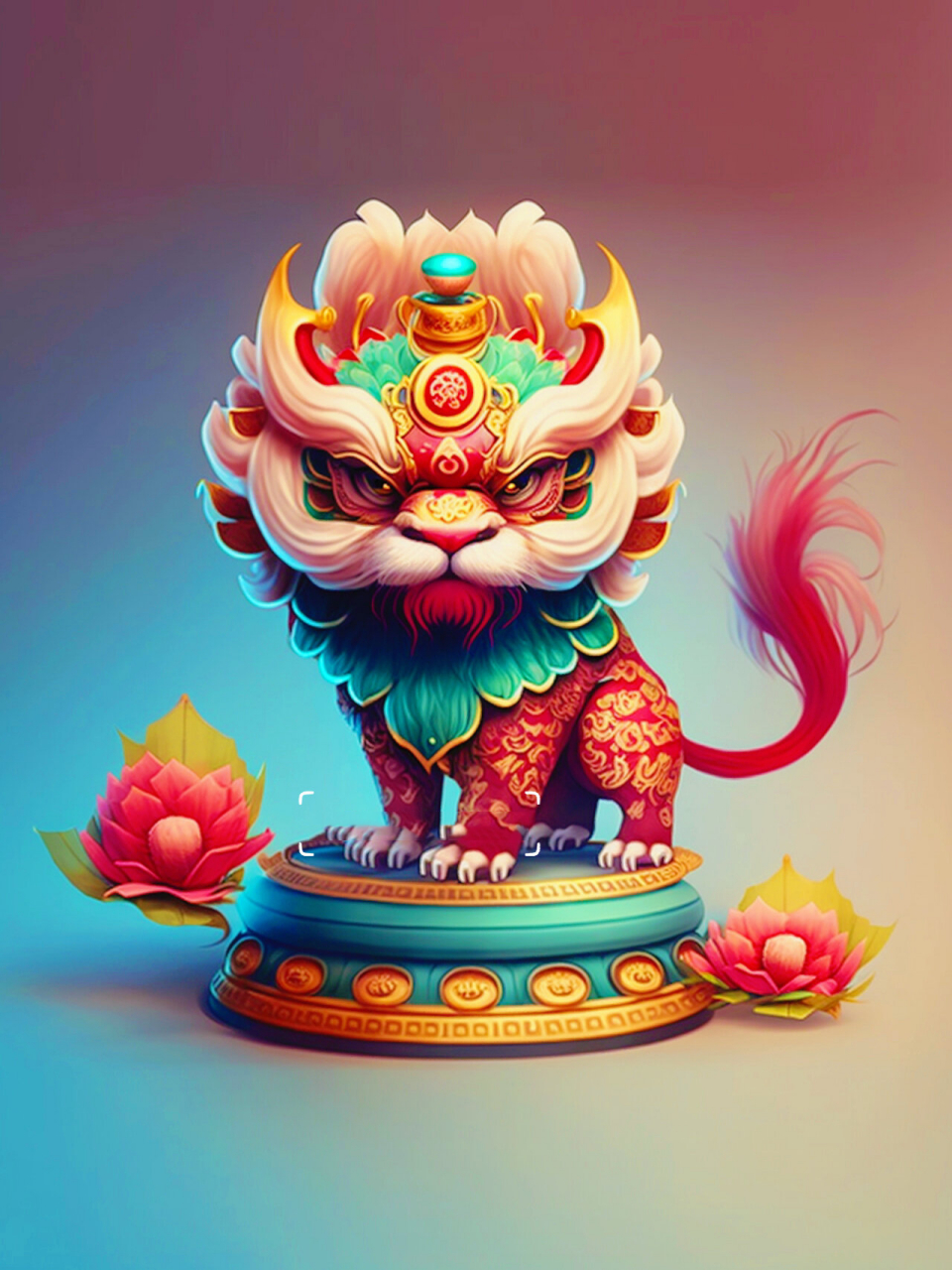 红色为关公狮:代表财富,吉祥.黑色为张飞狮:代表霸气,勇猛.