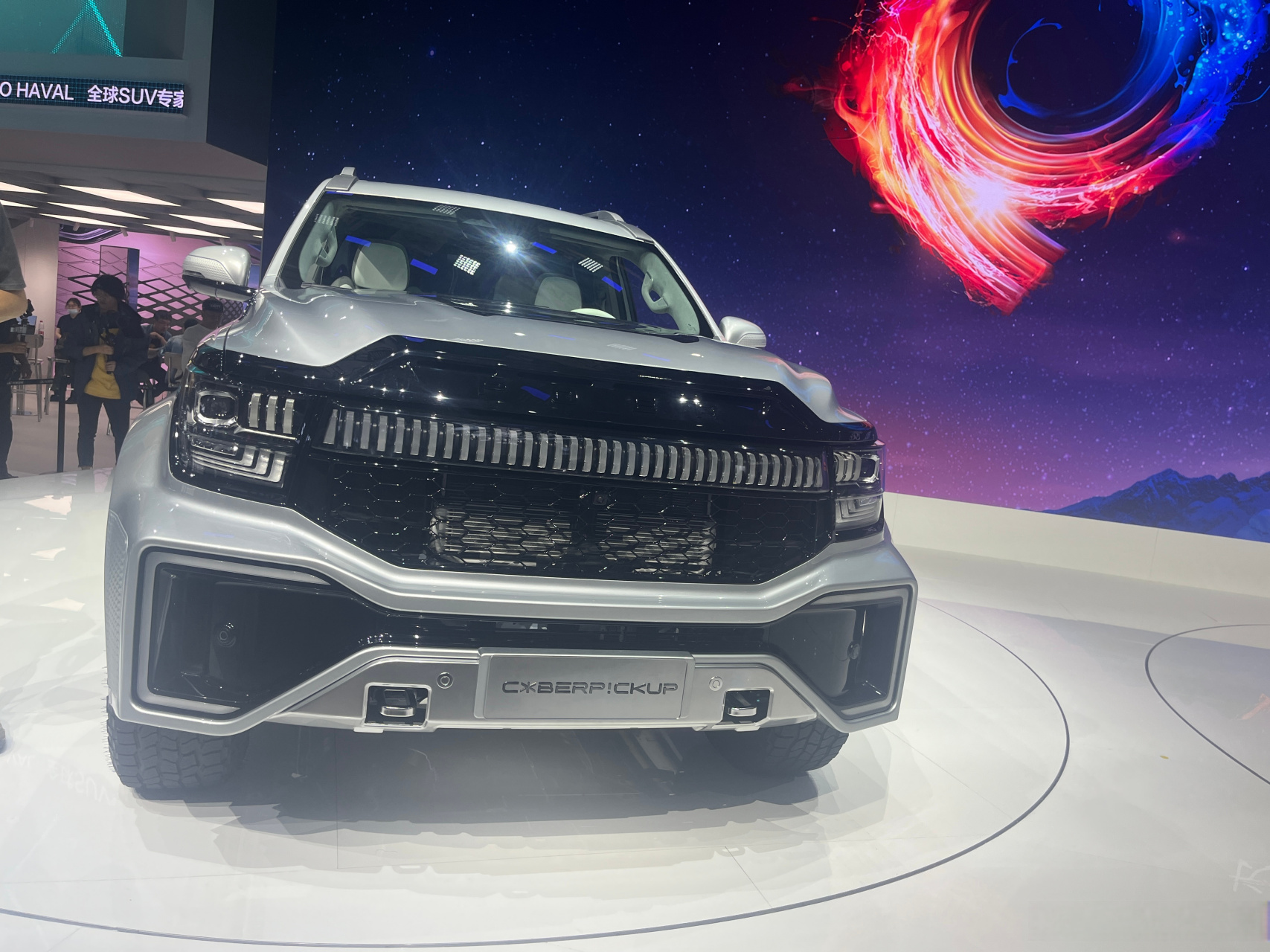 2023上海车展探馆,长城炮联合超境汽车在2023上海车展