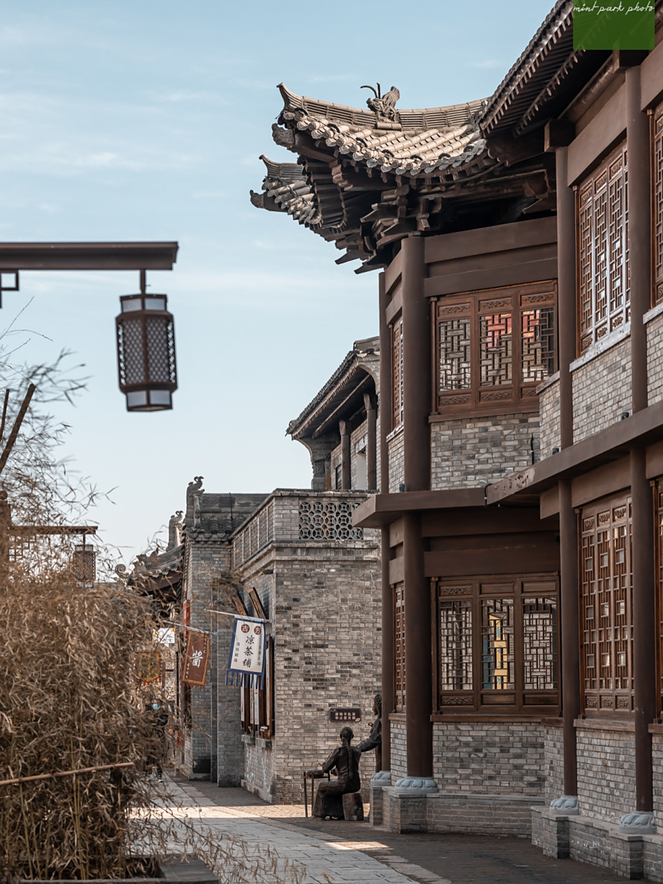 洛阳旅行|洛阳周边|龙凤山古镇|民国风 一秒穿越,古风长街.