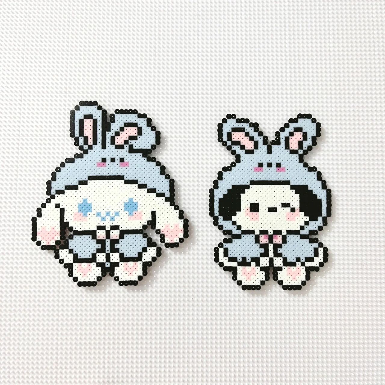 拼豆记录—第52弹 玉桂狗 帕恰狗 两只可爱狗狗做完觉得不算很大,还越