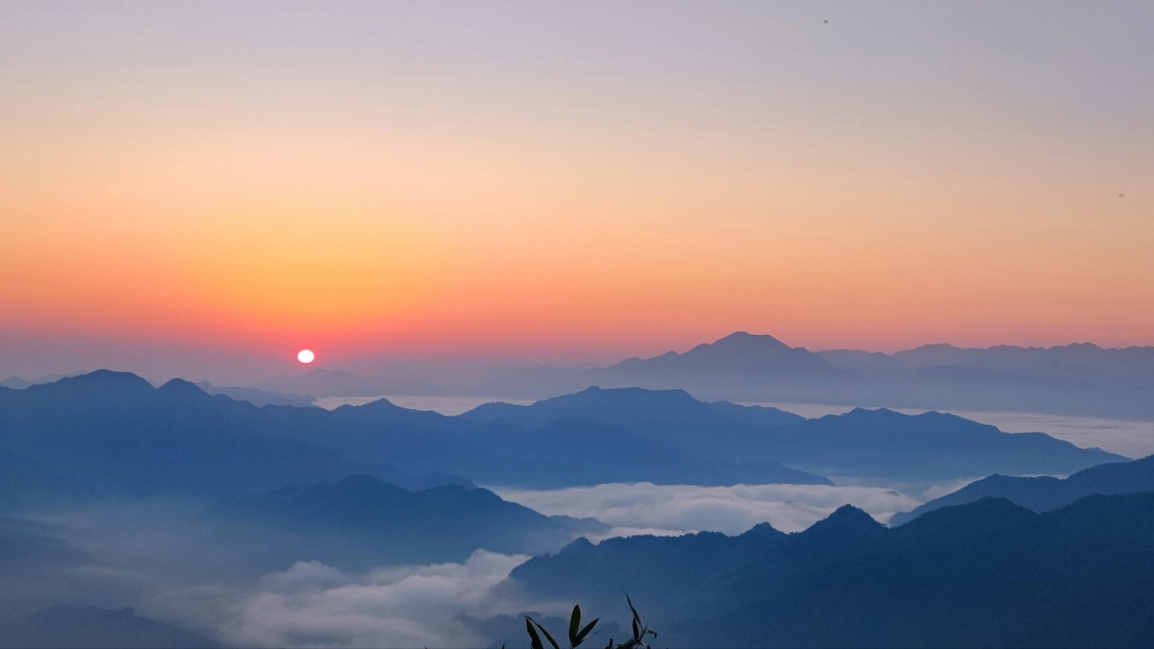 湖南益阳安化县马路口镇云台山日出93 深夜到清晨,只为观日出