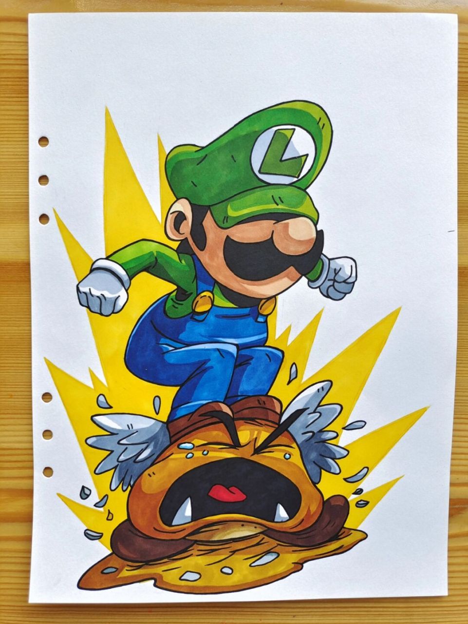 马里奥手绘(附原图) 马里奥手绘,最后一张原图,色号已标记,仅供参考.