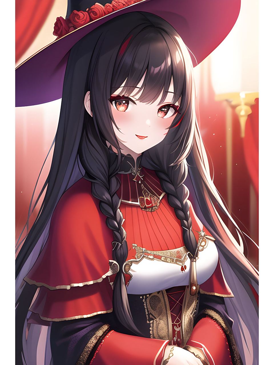 动漫二次元人物可爱女巫