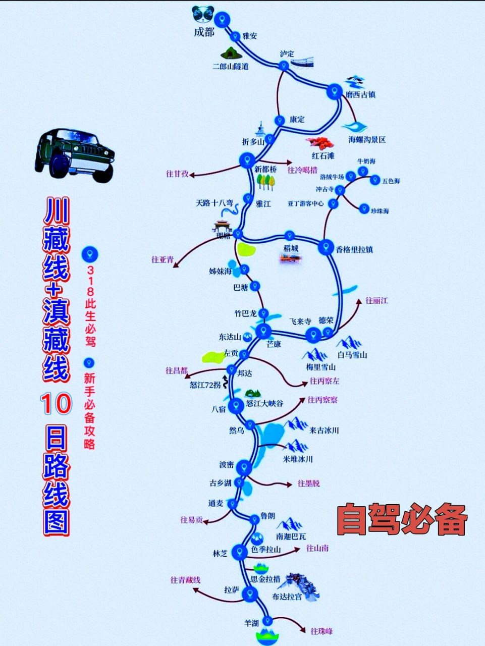 这两年越来越多的人,喜欢从318南线稻城亚丁转到滇藏线,顺道看看滇藏