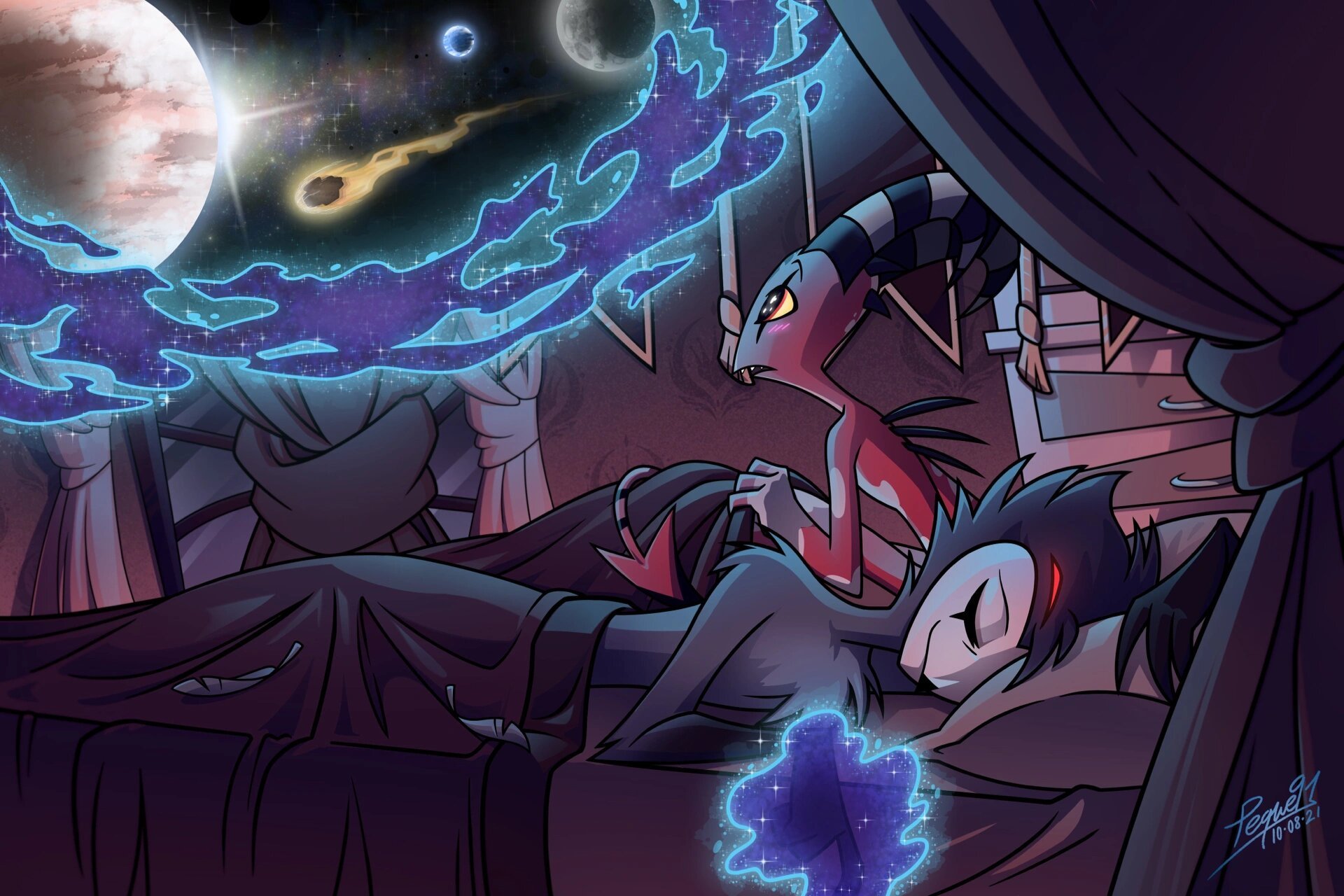 极恶老大# #helluvaboss# #极恶老大亲王# #亲王和比利兹# #cp