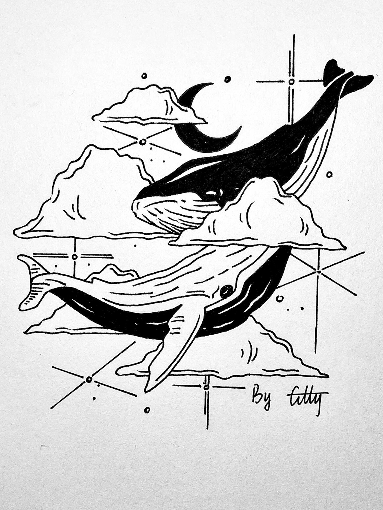 创意黑白简笔画7815(45)|内附详细教程