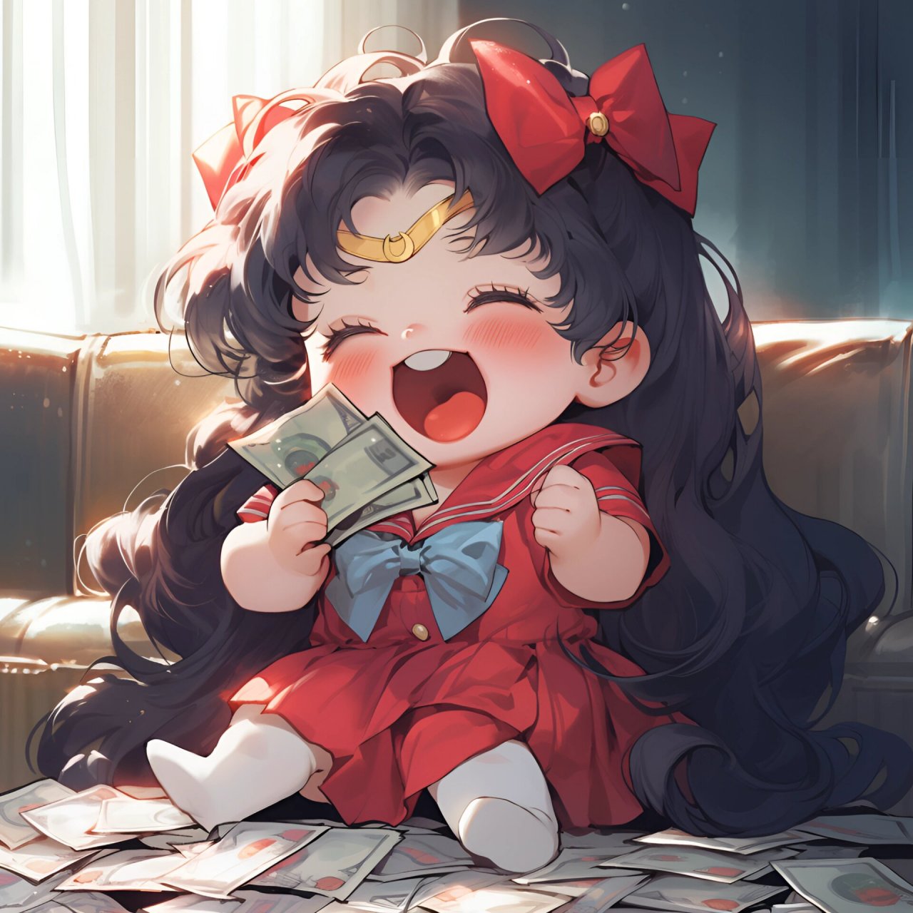 美少女战士暴富女生头像