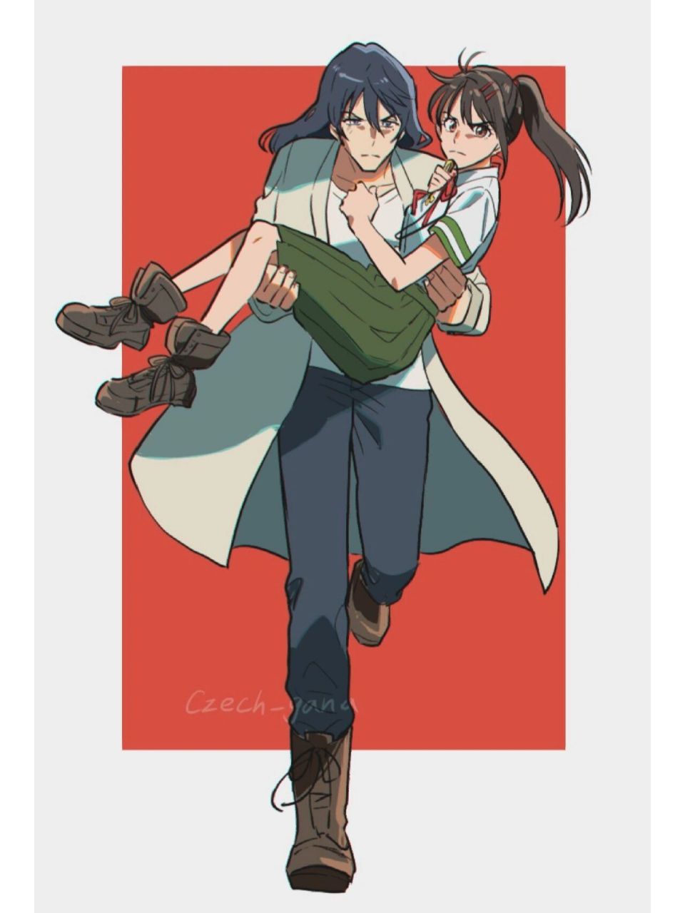 铃芽之旅丨能互相公主抱的cp,还有谁! 做情侣壁纸似乎不错~ twi.