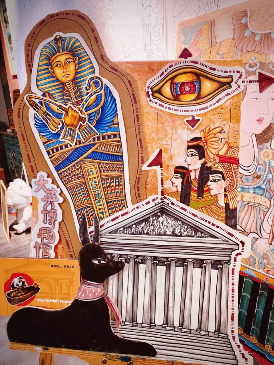 少儿美术原创海报·博物馆课程 机构的工作就是不断创新 不断让自己