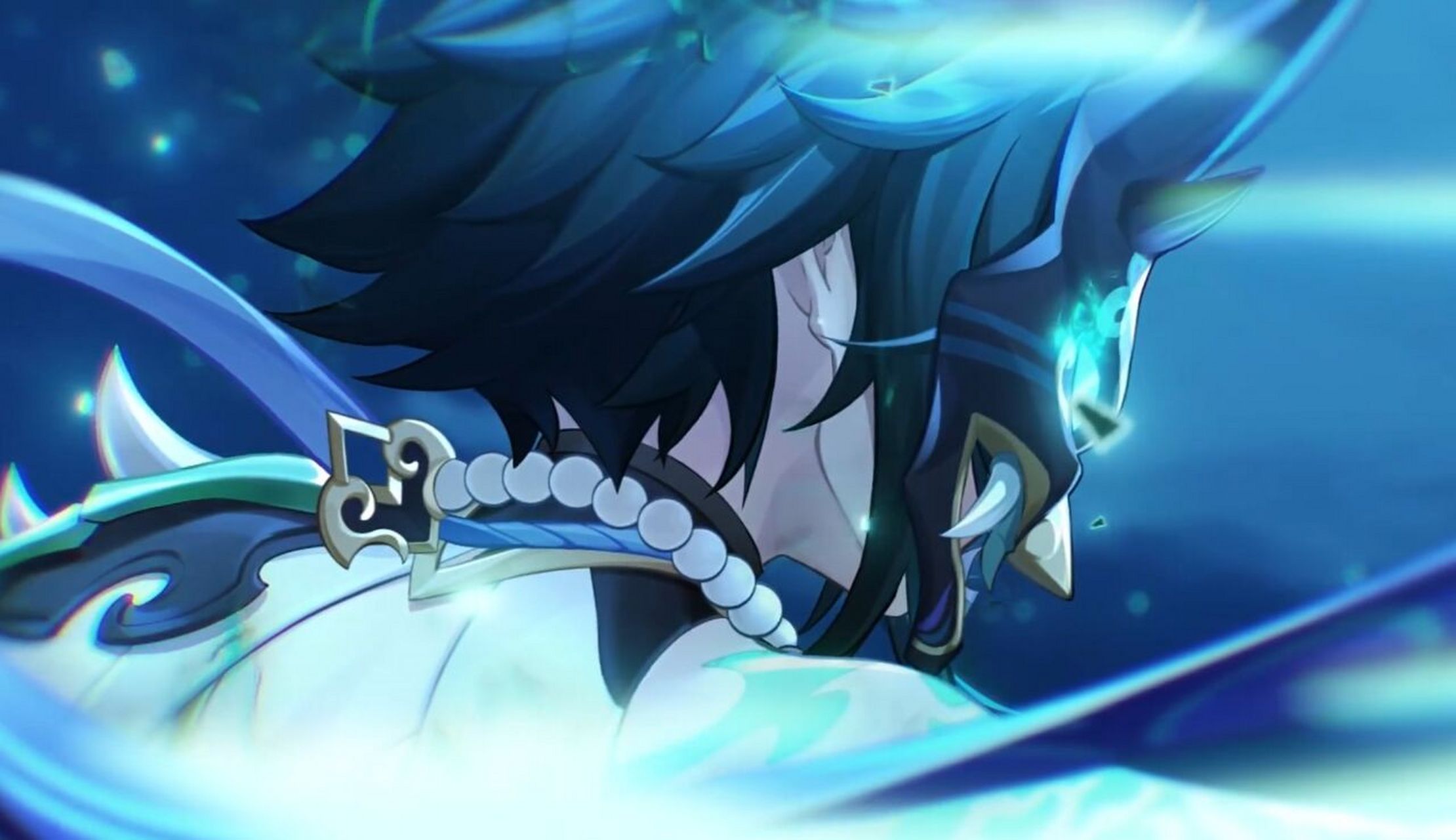 原神 魈pv诸苦无隙 美图分享 隐秘而伟大 降魔大圣02 护法夜叉 魈!