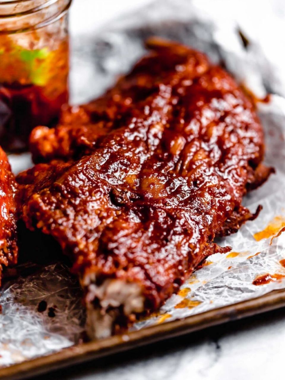 碳烤猪肋排 |专业厨房猪猪烹饪466 烤带骨肉类时