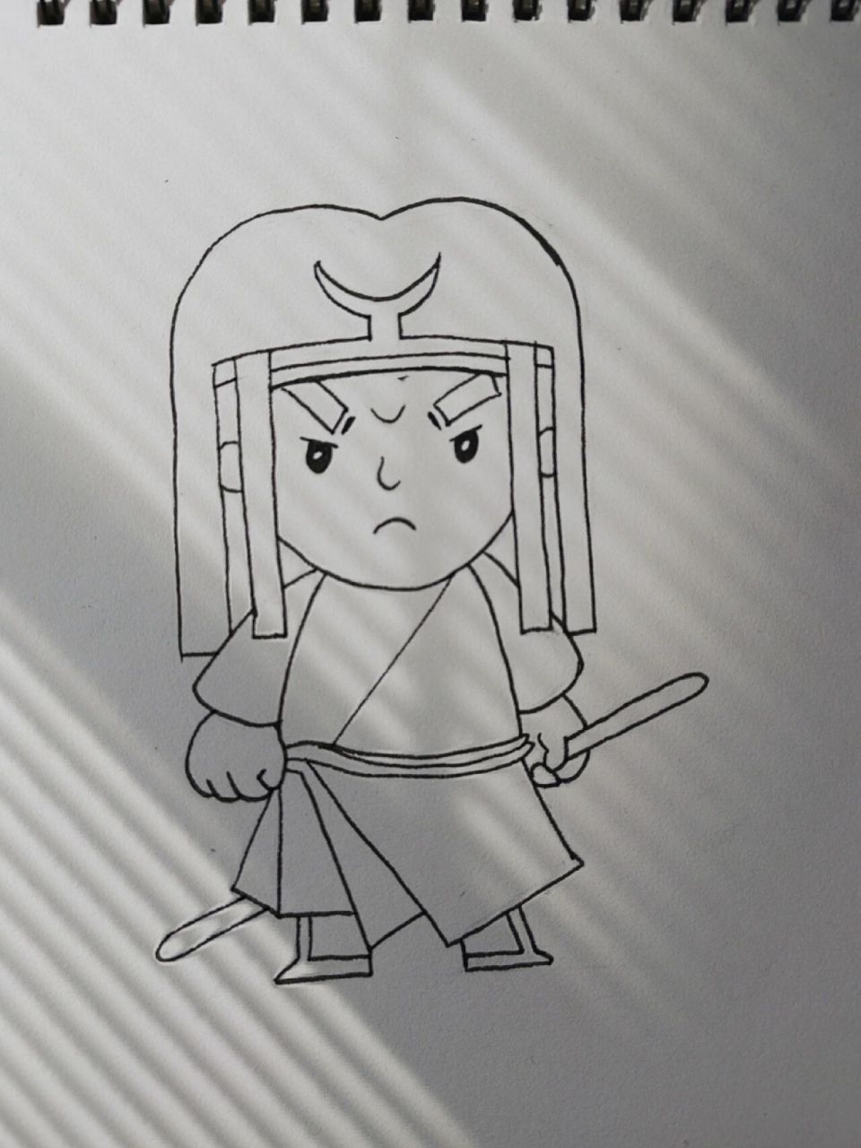 水浒传代表性人物,武松#简笔画分享 武松又叫武二郎,血溅鸳鸯楼后,为