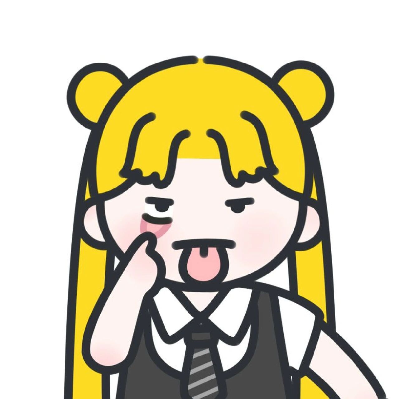 又是一波调皮鬼头像97 鬼马小女孩,就是小豆丁