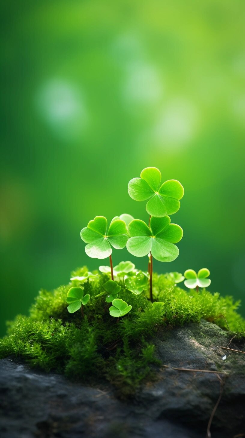 早安|四叶草壁纸,喜欢自取