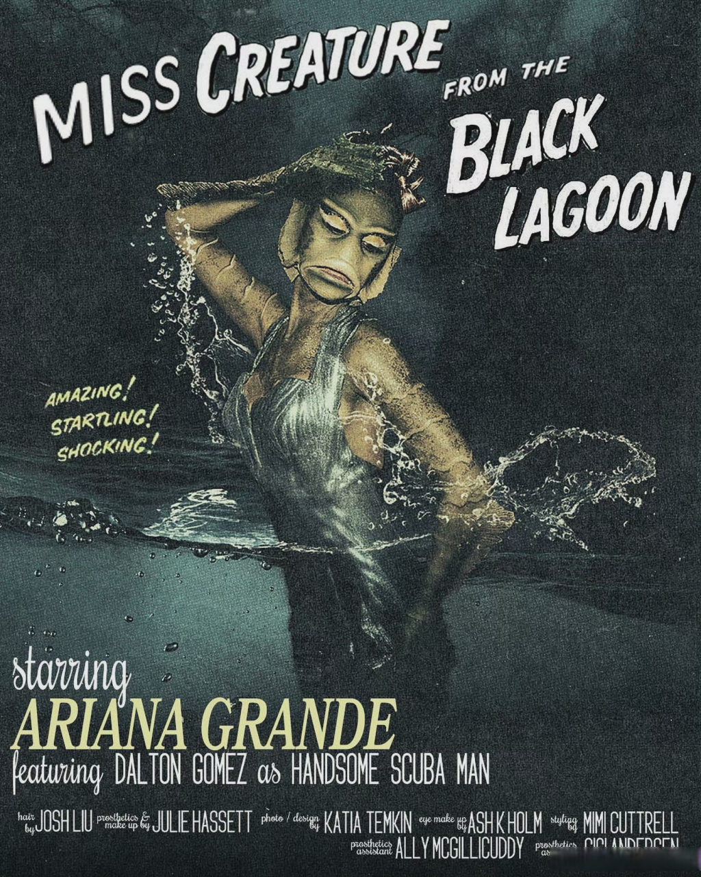 a妹#万圣节#cos《黑湖妖谭》半鱼人!