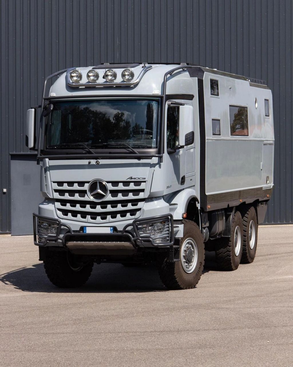 奔驰arocs 3343 6x6越野房车 法国3ccartier出品(转自ins)越野房车
