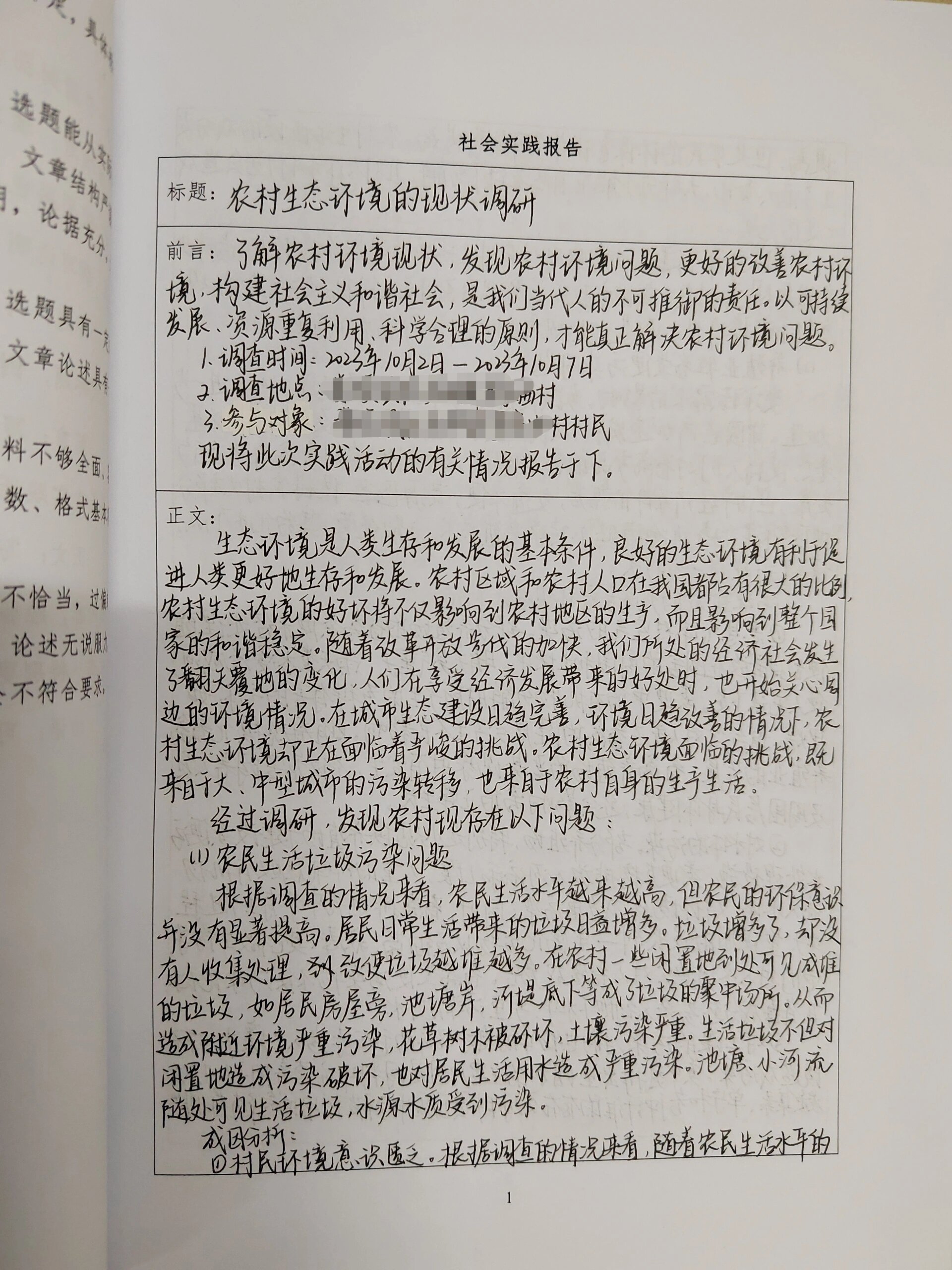 暑期社会实践报告照片图片