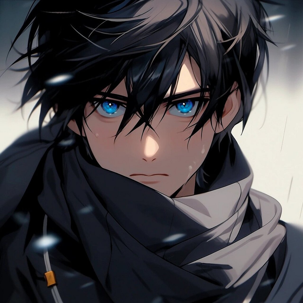 蓝瞳动漫男头|每一刻都像永远 山行野宿 孤身万里