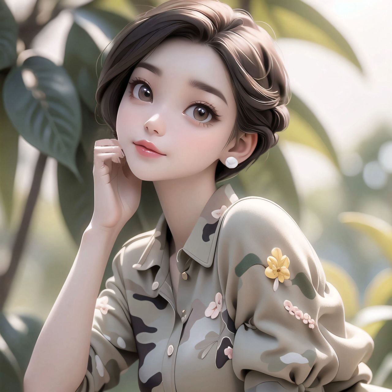 飒飒的特种兵95好看的女生头像95 979797原创图片9315