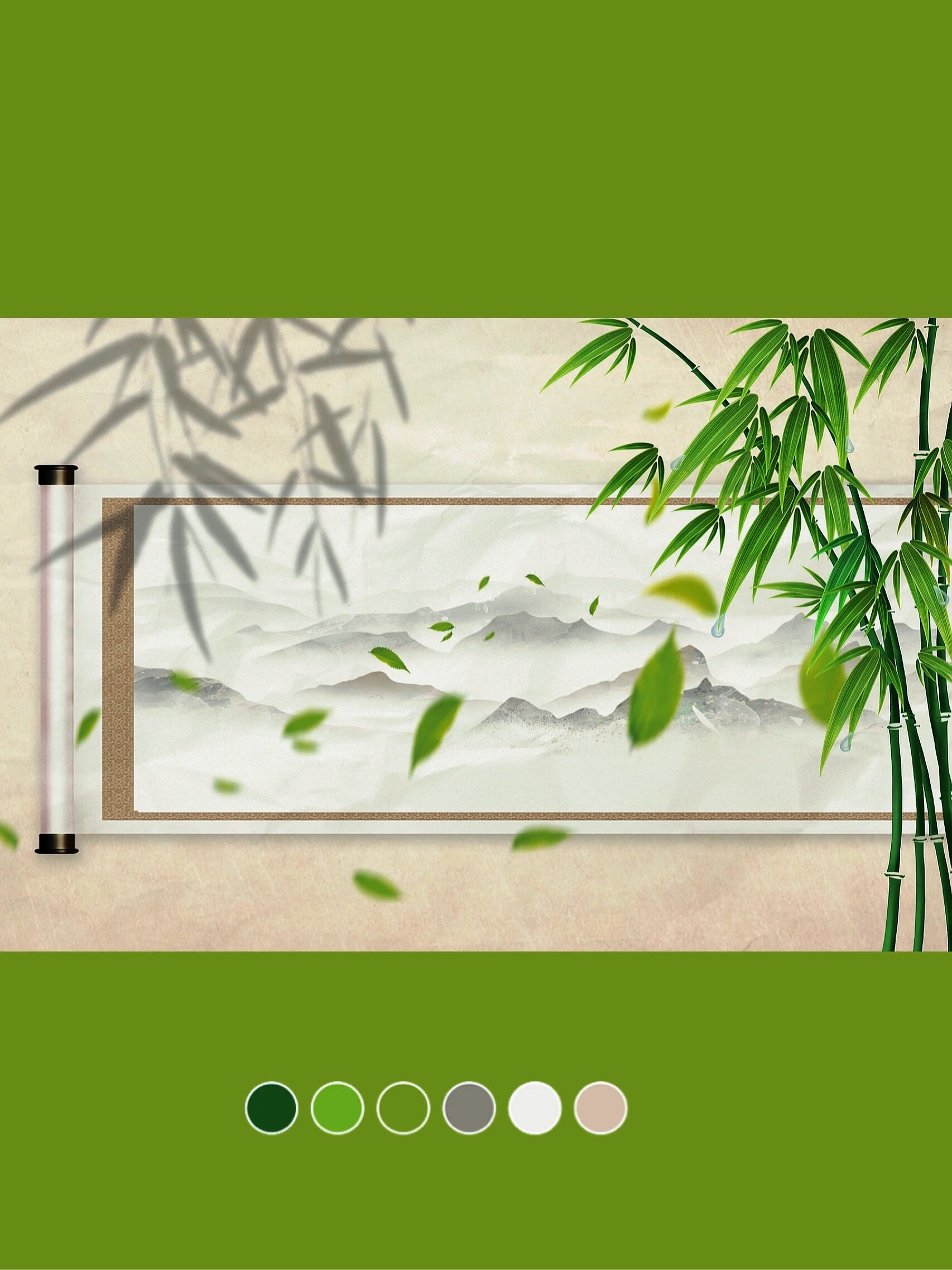 背景图|人生如竹 虚怀若谷99 97竹子四季常青象征着顽强的生命