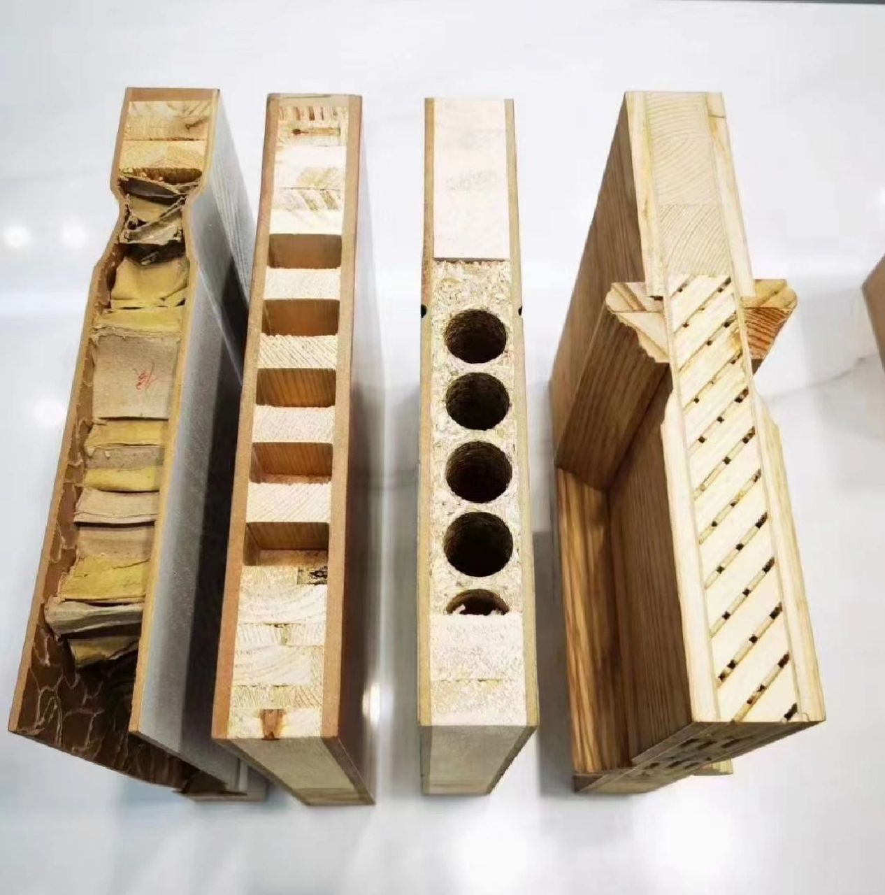 四种木门填充料