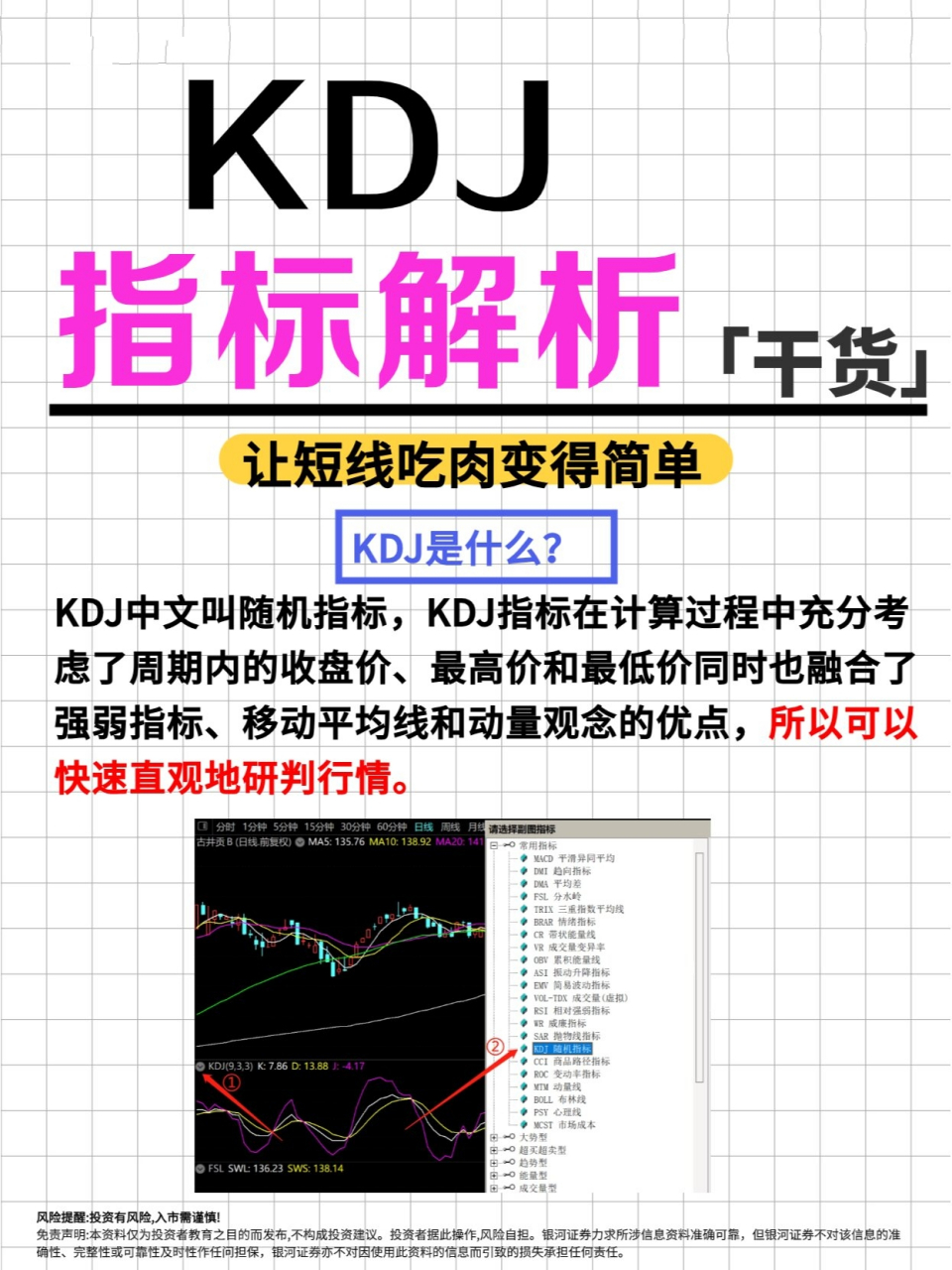 在技术面分析中,最重要的看盘指标之一就有"kdj". 那"kdj"是什么?