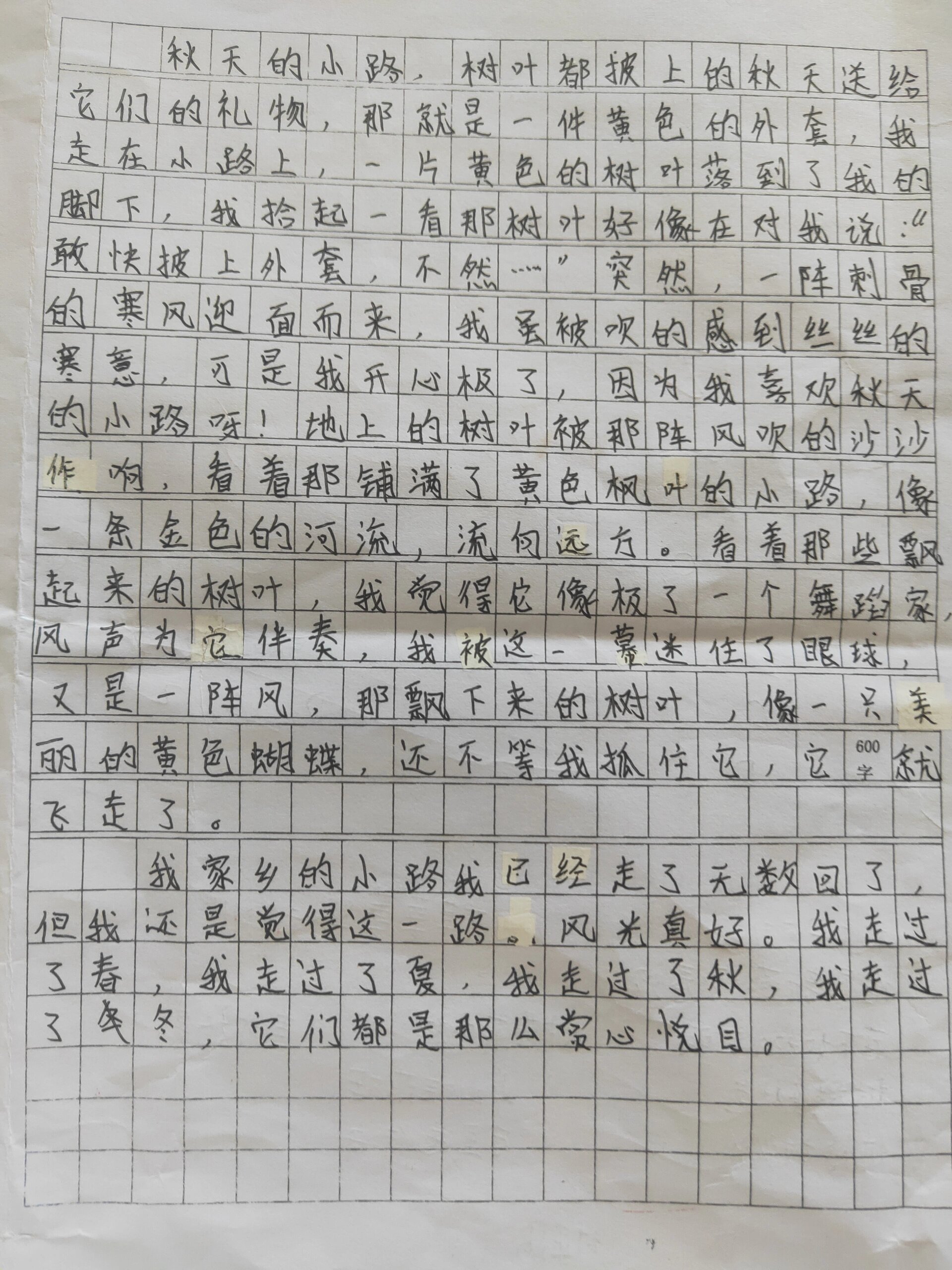 这一路,风光真好 .八年级作文