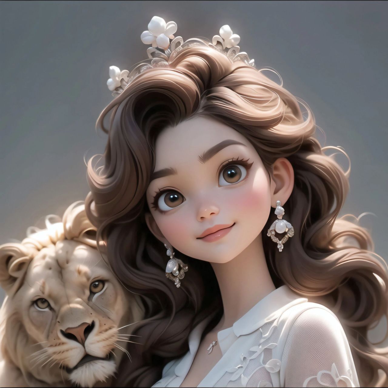 女生头像 十二星座系列之狮子座  狮子和它的迪士尼公主