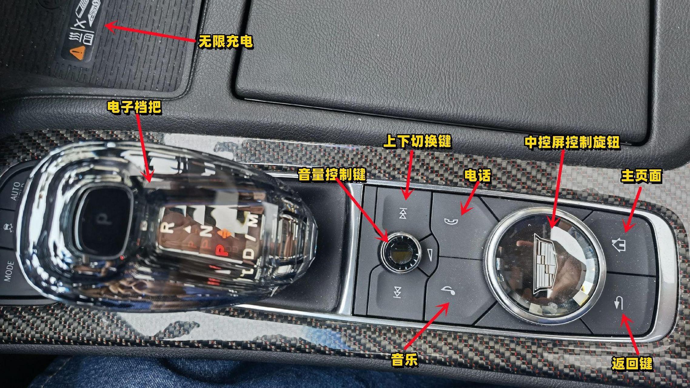 凯迪拉克ct5功能按键说明来咯97.