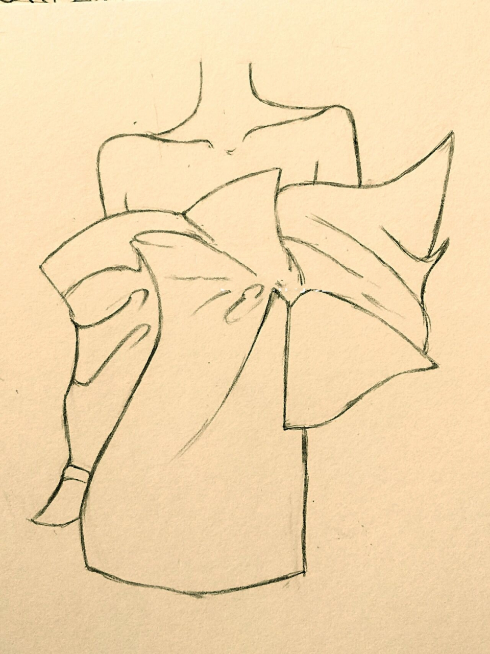 绘画教程70(附过程) 婚纱礼服手绘简笔画74绘画过程 小红书宝宝们!