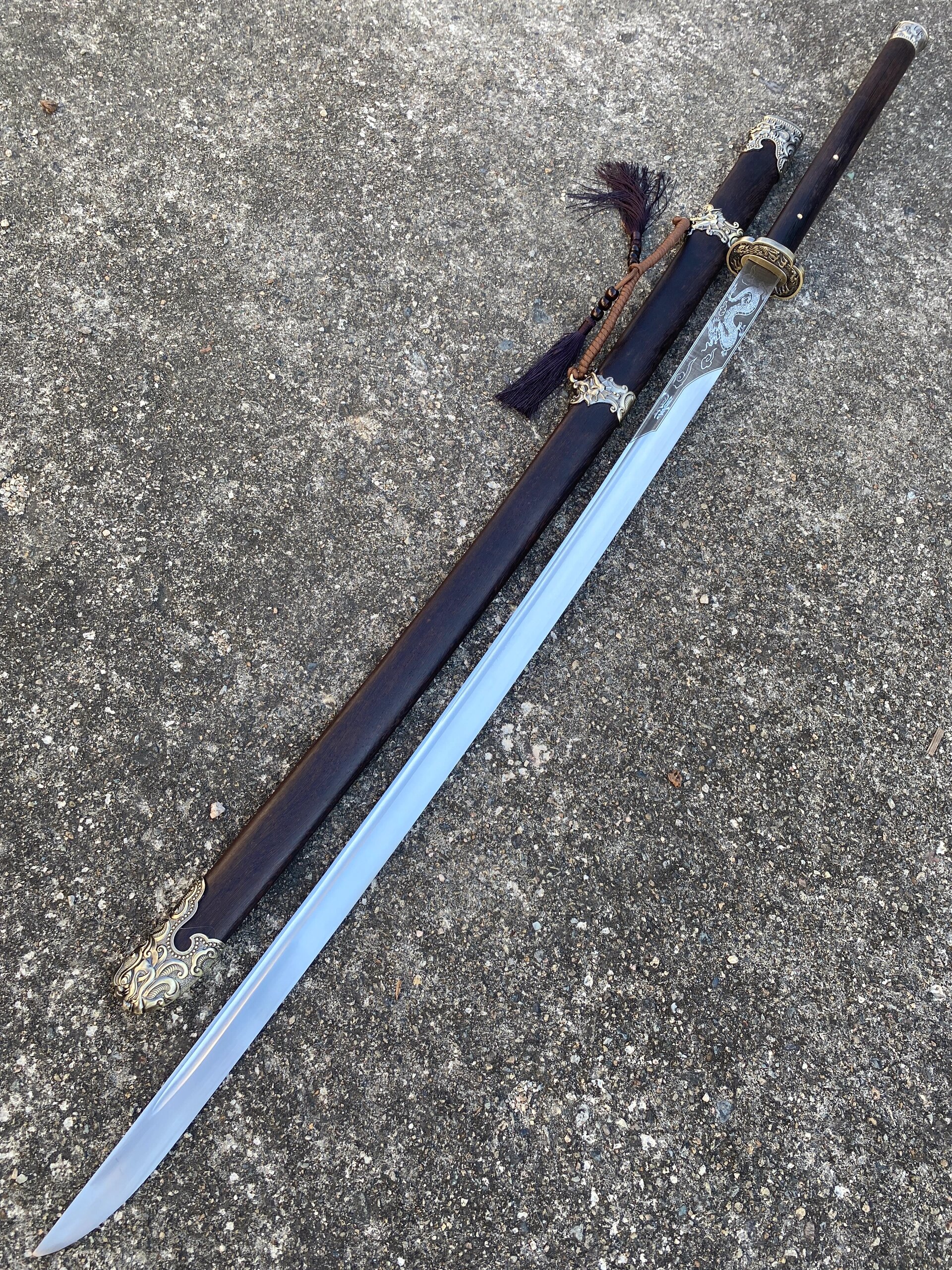 中华苗刀,一寸长一寸强,中华武术练习必选